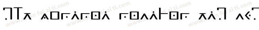 GLT Soninai Narihan Tig Regular字体转换